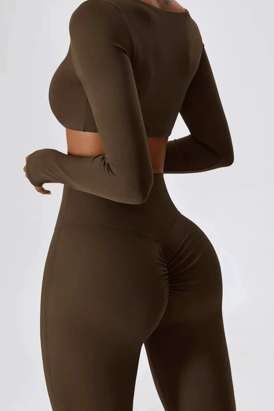 Flared Radiance Set Long Sleeve - Ember Brown