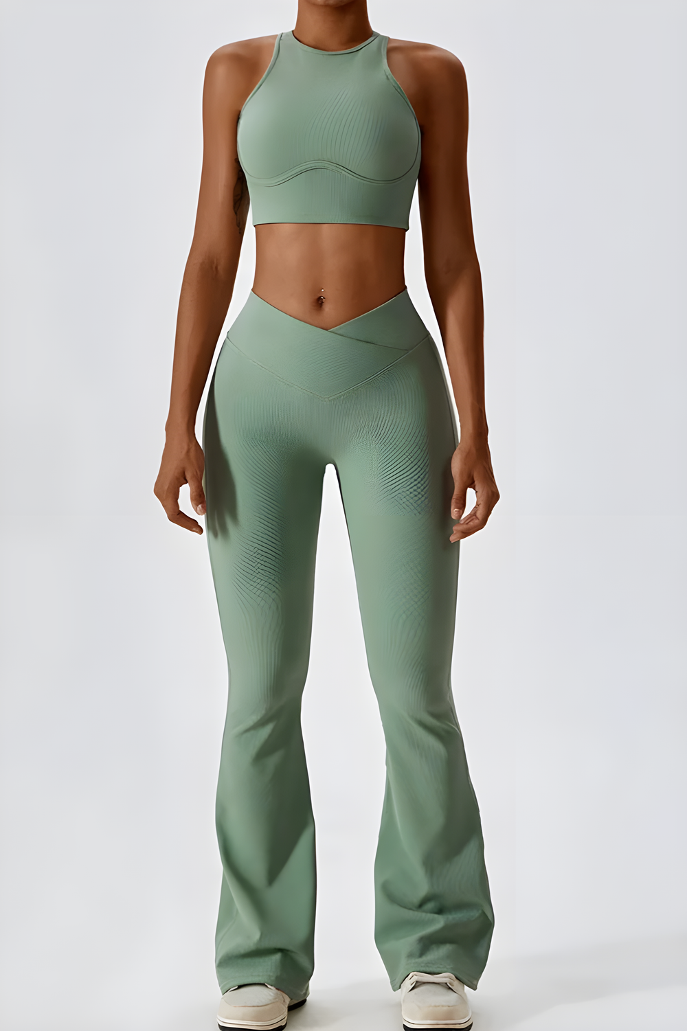 Flare Flex Legging - Olive Green